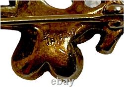RARE! TRIFARI ALFRED PHILIPPE 1930s Moghul / Sherezade Brooch, Earrings