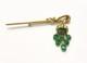 RARE TRIFARI ALFRED PHILIPPE Green Dangling Rhinestone Lantern Vintage Brooch