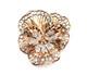 RARE! TRIFARI Pat. Pend.'Alfred Philippe' Rhinestone Lace Pansy Flower Brooch