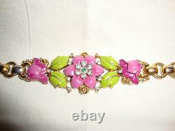 RARE Trifari ALFRED PHILLIPE Des. Pat. No 114137 Demi-Parure Necklace & Bracelet