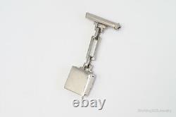 RARE Trifari Alfred Philippe Photo Album Fob Pin Locket Sterling Silver Brooch