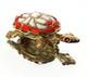 RARE VINTAGE Alfred Philippe TRIFARI Turtle PIN Brooch FRUIT SALAD Glass Stones