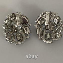 RARE VTG Crown Trifari Alfred Philippe Reflections Jewels Of Fantasy Earrings