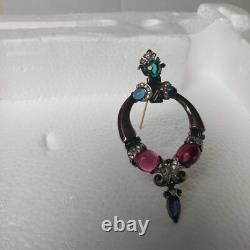 RARE Vintage TRIFARI Moghul Jewels of Tanjore Brooch 1945 by Alfred PHILIPPE