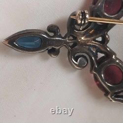 RARE Vintage TRIFARI Moghul Jewels of Tanjore Brooch 1945 by Alfred PHILIPPE