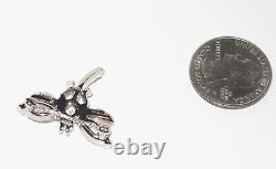RARE c. 1948 Signed Crown Trifari Rhinestone Dragonfly Brooch Pin Alfred Philippe
