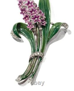 Rare 1940s Crown Trifari Alfred Philippe Double-Prong Fur Clip Brooch Pat 125820