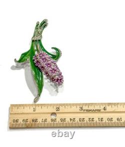 Rare 1940s Crown Trifari Alfred Philippe Double-Prong Fur Clip Brooch Pat 125820