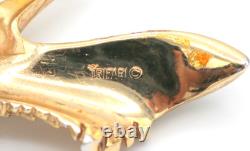 Rare 1941 Alfred Philippe Crown Trifari Firebird Rhinestone Crystal Pin Brooch
