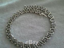 Rare 1950 Trifari Baguette Rhinestone Alfred Philippe Pat Pend Collar Necklace