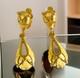 Rare Alfred Philippe Crown TRIFARI Earrings Mid century clip on