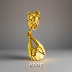Rare Alfred Philippe Crown TRIFARI Earrings Mid century clip on