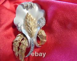 Rare Alfred Philippe Crown Trifari Coquilles Series Brooch/Pin 1960s