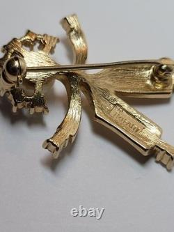 Rare Alfred Philippe Crown Trifari Hans Dutch Boy Figural Pin Sapphire Pearl VTG