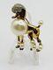 Rare Alfred Philippe Trifari Poodle Dog Pearl Jelly Belly Brooch Patent 158124