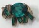 Rare TRIFARI Green Elephant Brooch by Alfred Philippe 1949 Design