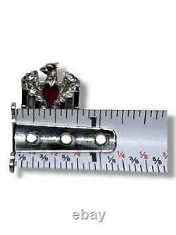 Rare Trifari Alfred Philippe Eagle Pin Brooch WWII Patriotic American Vintage
