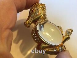 Rare! Trifari Alfred Philippe Horse Jelly Belly Rhinestone Brooch