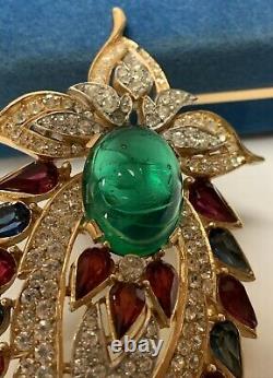 Rare Trifari Alfred Philippe Jewels Of India Pin (c857)