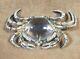Rare Trifari Alfred Philippe Lucite Jelly Belly Crab Pin Brooch Sterling