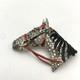 Rare Trifari'Alfred Philippe' Rhinestone and Enamel Horse Head Pin