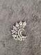 Rare VTG Rhinestone ALFRED PHILIPPE TRIFARI BROOCH PIN CLIP
