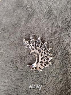 Rare VTG Rhinestone ALFRED PHILIPPE TRIFARI BROOCH PIN CLIP