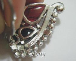 Rare Vintage 40s Trifari Tutti Frutti Hair Fork Clip Ornament Alfred Philippe