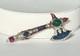 Rare Vintage Alfred Philippe Trifari Axe Brooch With Enamel & Cabochons-Book Piece