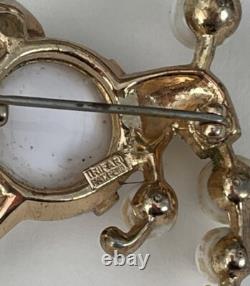Rare Vintage Alfred Philippe Trifari White Poodle Brooch Pin