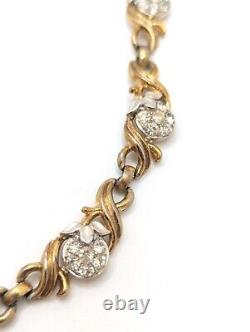 Rare Vintage Crown Trifari Alfred Philippe Circa 1945 Fruit Salad Necklace Apple