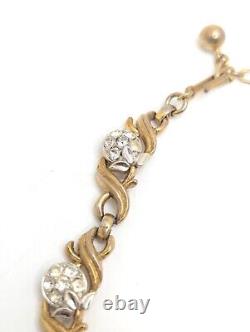 Rare Vintage Crown Trifari Alfred Philippe Circa 1945 Fruit Salad Necklace Apple