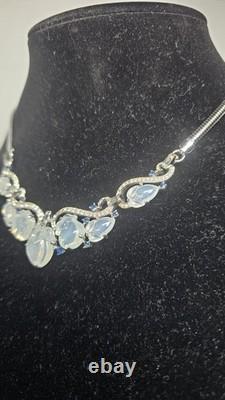 Rare Vintage Crown Trifari Fruit Salad Necklace by Alfred Philippe In 1930's