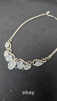 Rare Vintage Crown Trifari Fruit Salad Necklace by Alfred Philippe In 1930's