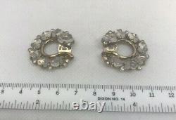 Rare Vintage Trifari Alfred Philippe Blue Moonstone Carved Fruit Salad Earrings