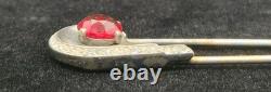 Rare Vtg Signed Trifari Alfred Philippe Sterling Silver Diaper Pin Safety Pin