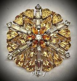 Regal Sunburstcrown Trifarialfred Philippepat. Pend. 1950sbrooch Pin