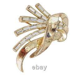 Signed Alfred Philippe Trifari Ribbon Brooch (A576)