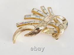 Signed Alfred Philippe Trifari Ribbon Brooch (A576)