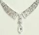 Signed Crown Trifari Alfred Philippe 1940-55 Multi Colored Rhinestone Necklace