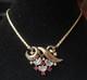 Striking Rare Crown Trifari Alfred Philippe Vintage Clair de Lune Necklace 14.5