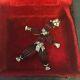 TRIFARI 1949 Alfred Philippe Red Glass Rag Doll Tom Tom Brooch