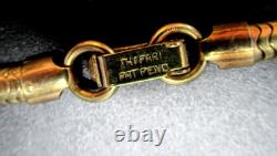TRIFARI 1950 Forbidden Fruit Baguette Rhinestone Necklace Brooch Earring Set