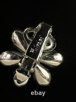 TRIFARI 4-5-6 Petal Flower Parure 1953 Sapphire Alfred Philippe PAT PEND Book