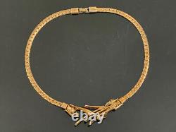 TRIFARI ALFRED PHILIPPE BAGUETTE CRYSTAL RHINESTONES NECKLACE -SIGNED withPAT PEND