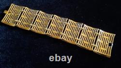 TRIFARI Alfred Philippe COLONNADE Gold Openwork Panel Necklace Bracelet Earrings