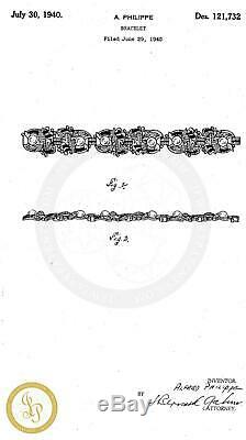 TRIFARI Alfred Philippe Cabochon, Diamante and Enamel'Empress Eugenie' Bracelet