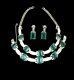 TRIFARI Alfred Philippe Emerald & Baguette Arches Necklace Bracelet Earrings
