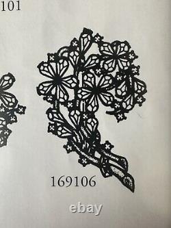 TRIFARI Alfred Philippe Five-Petal Flower Parure Silver Blue PAT PEND Book Set