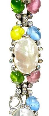 TRIFARI Alfred Philippe Fruit Salad Pearl Bracelet Multi Color Tutti Frutti READ